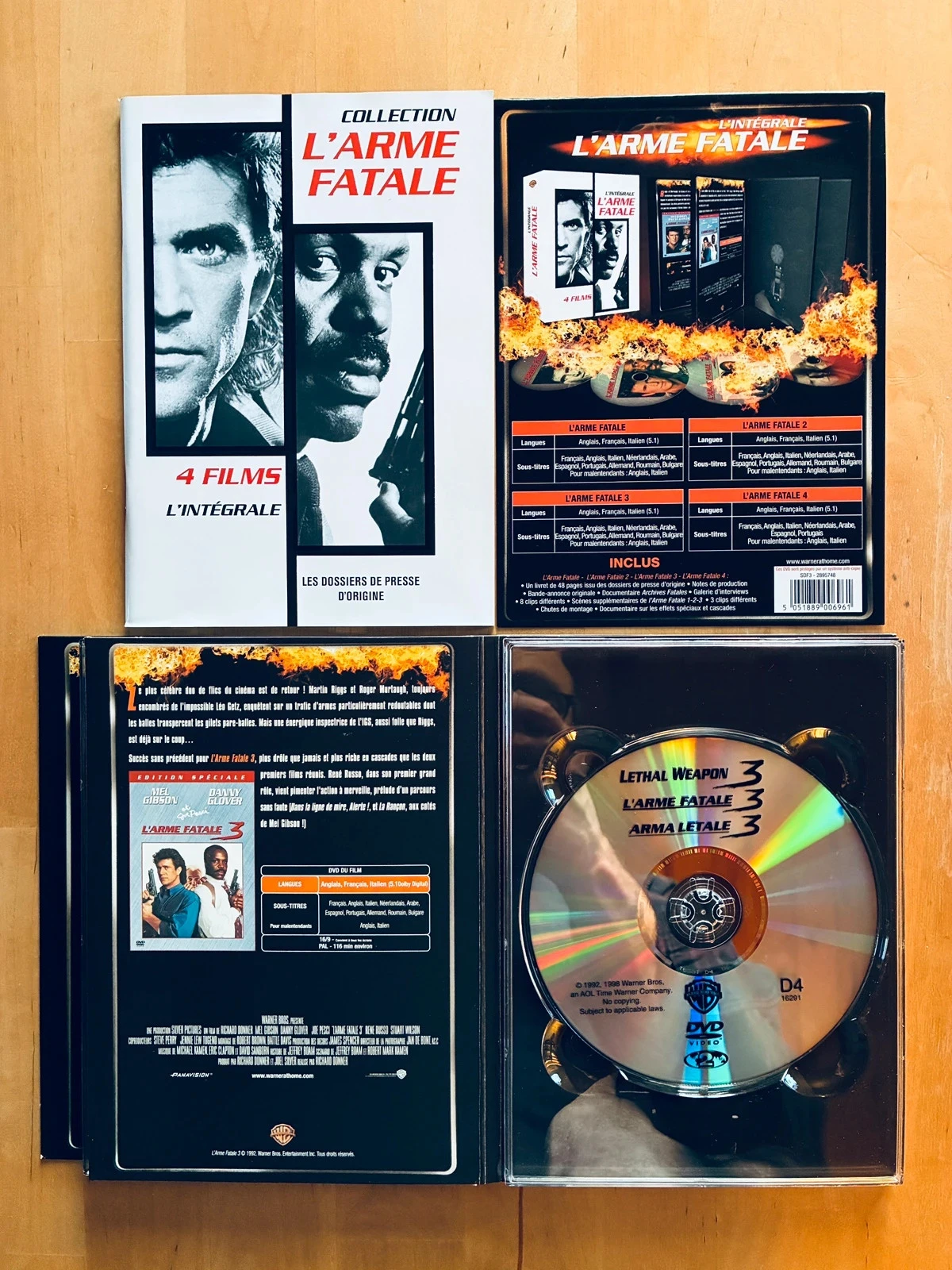 Coffret DVD quadrilogie L’arme fatale. – photo 4